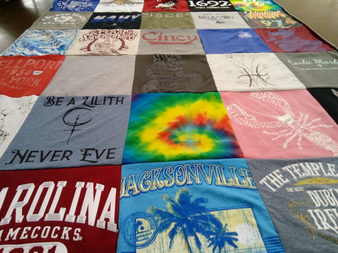 T-shirt quilt from south carolina by Danielle from NY