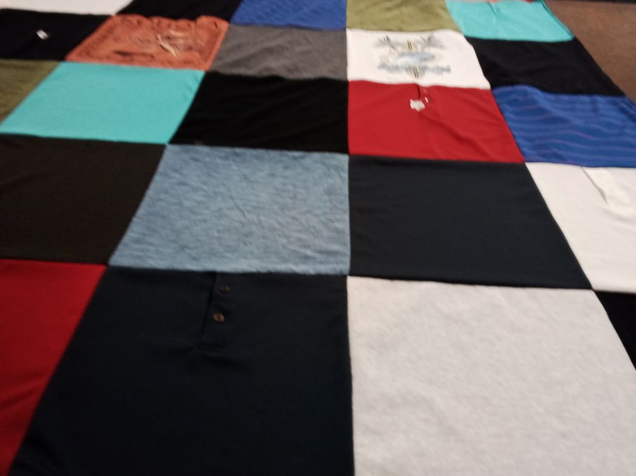 T-shirt quilt by Ernest from CA