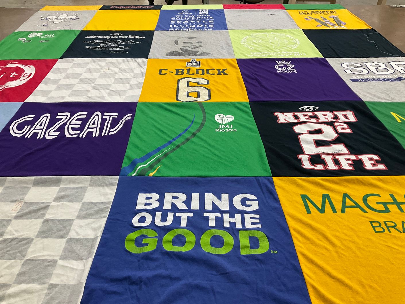T-shirt quilt by Danny from IL