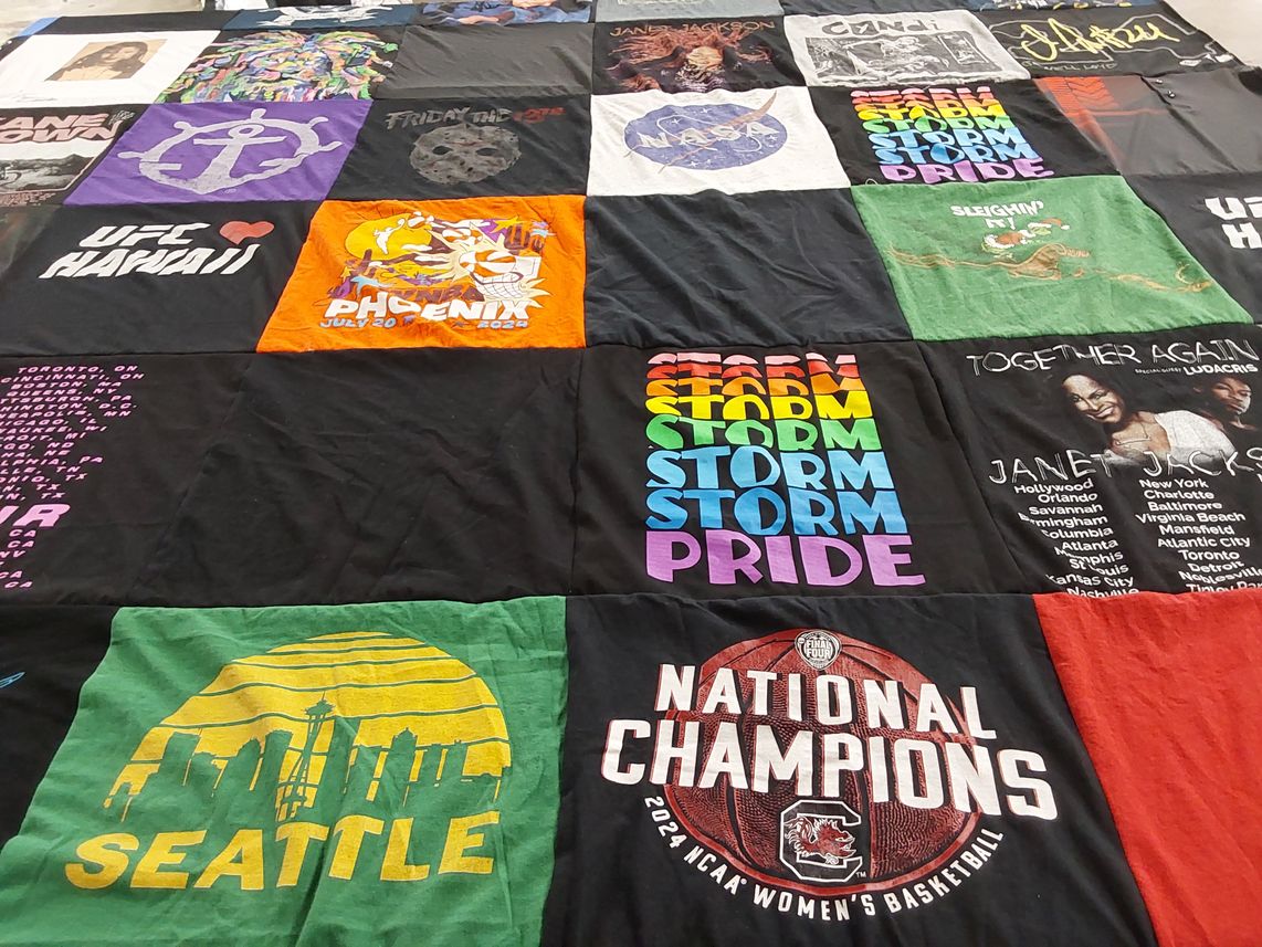 T-shirt quilt from university of south carolina by Jessica from OR