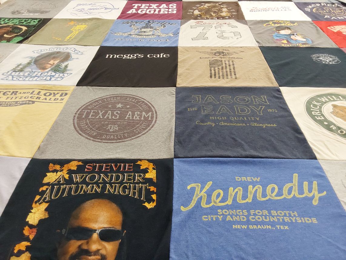 T-shirt quilt from texas a&m university by Ryan from TX
