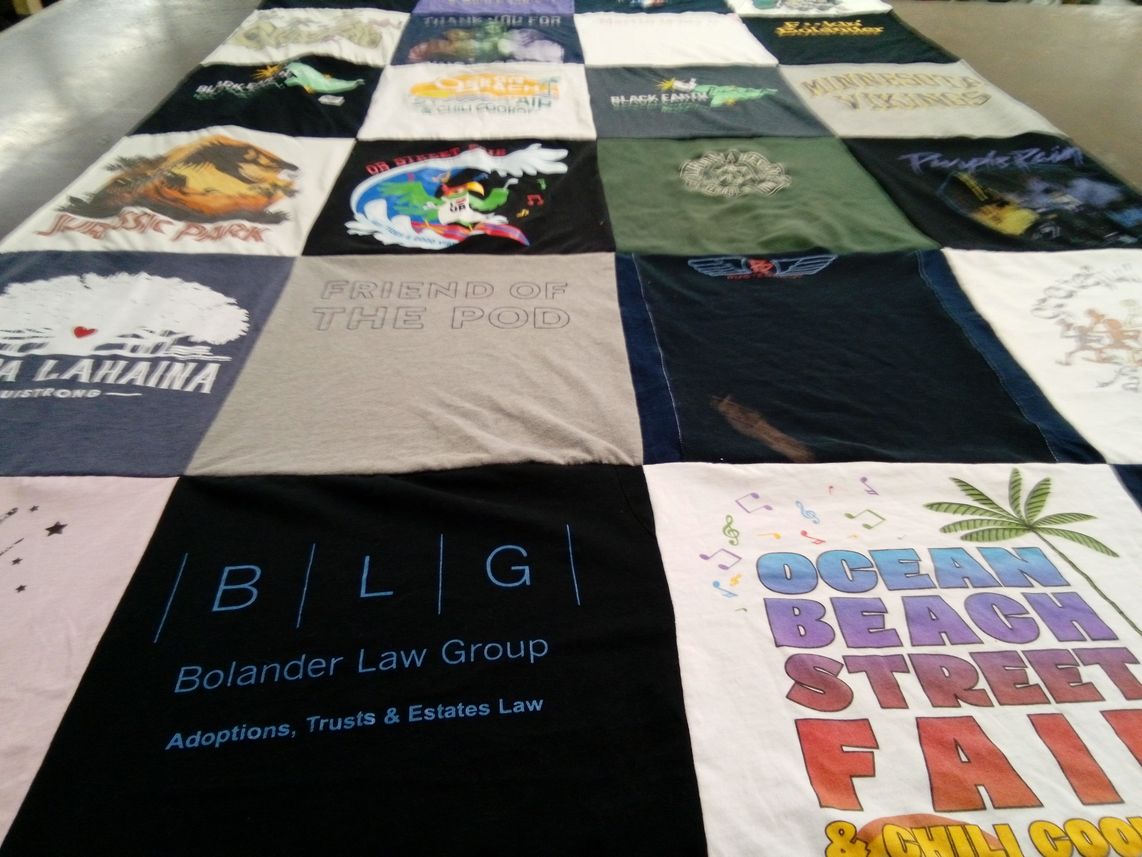 T-shirt quilt featuring minnesota vikings by Lori from CA