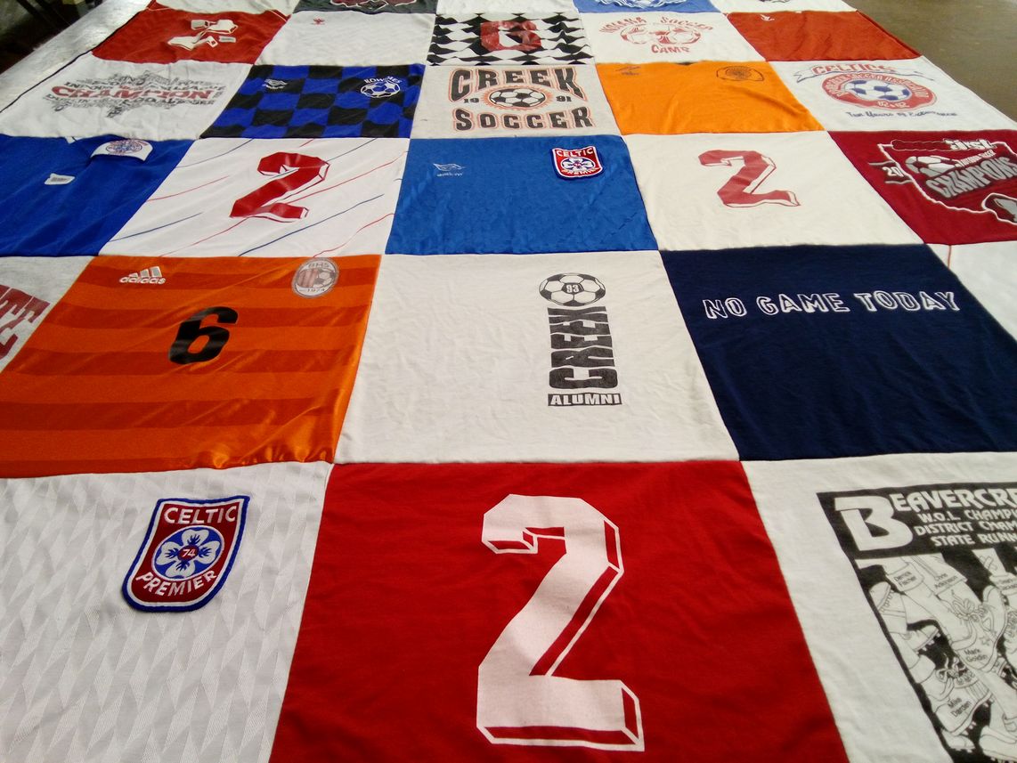 T-shirt quilt featuring celtic premier by BARRY from OH