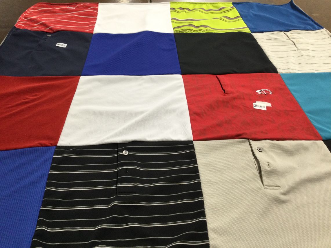 T-shirt quilt by Kelly from KS