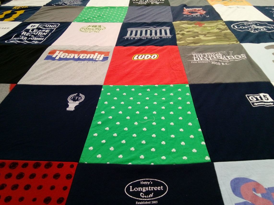 T-shirt quilt by Jonathan from MO