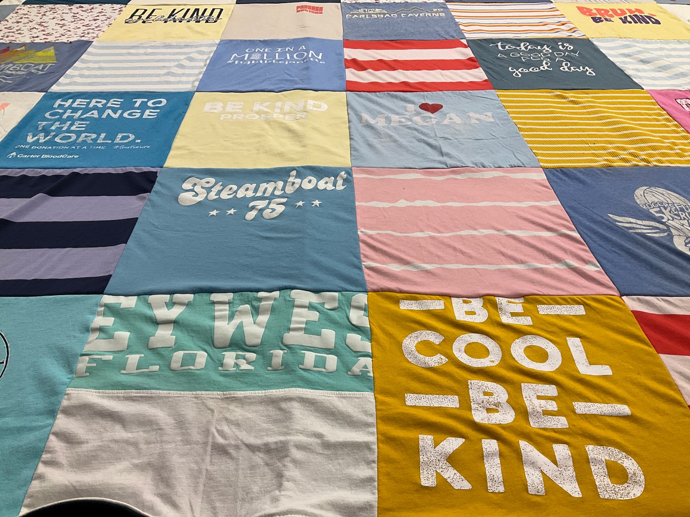 T-shirt quilt by Janette from TX