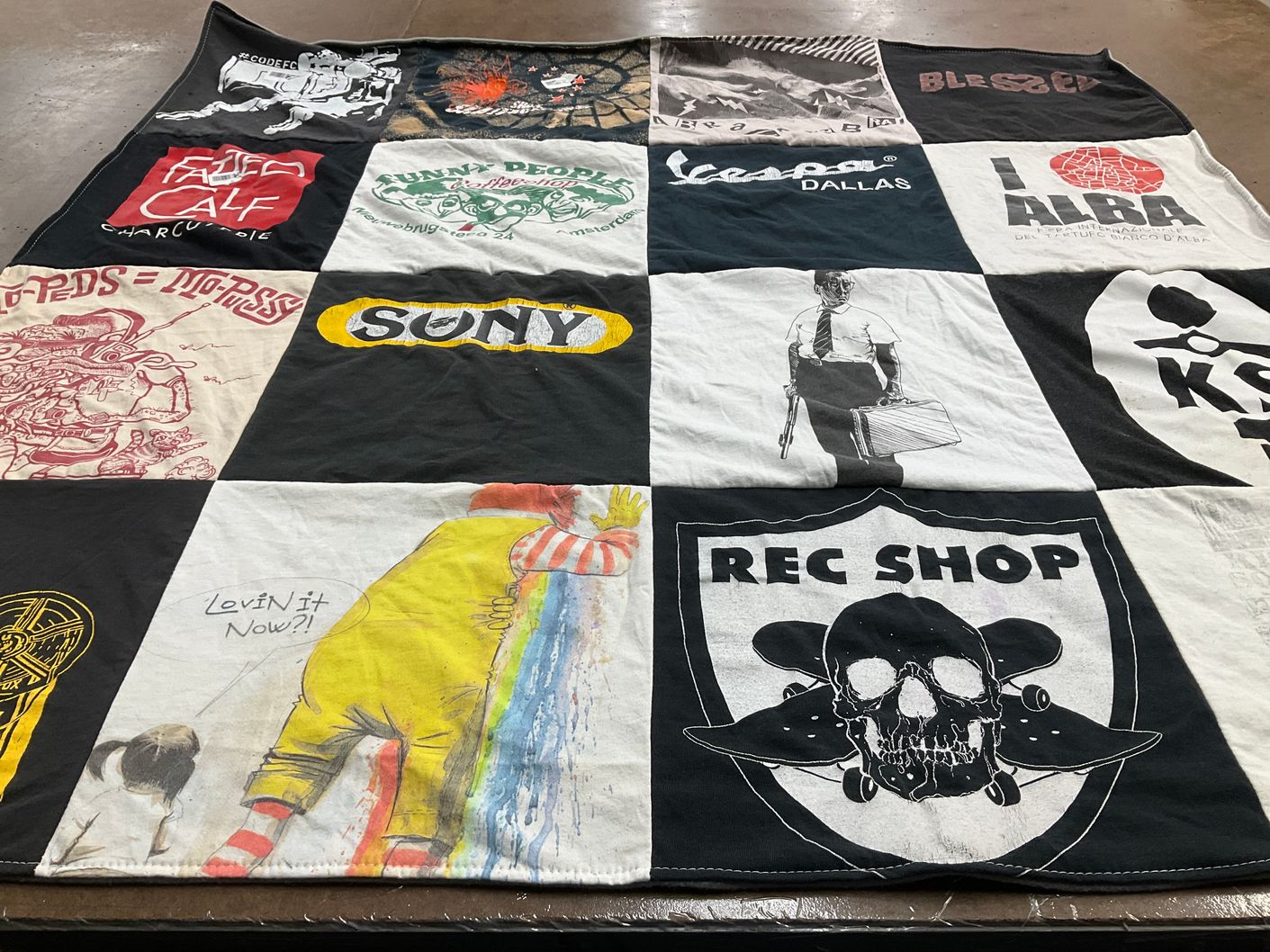 T-shirt quilt from state university of new york by Oliver from TX