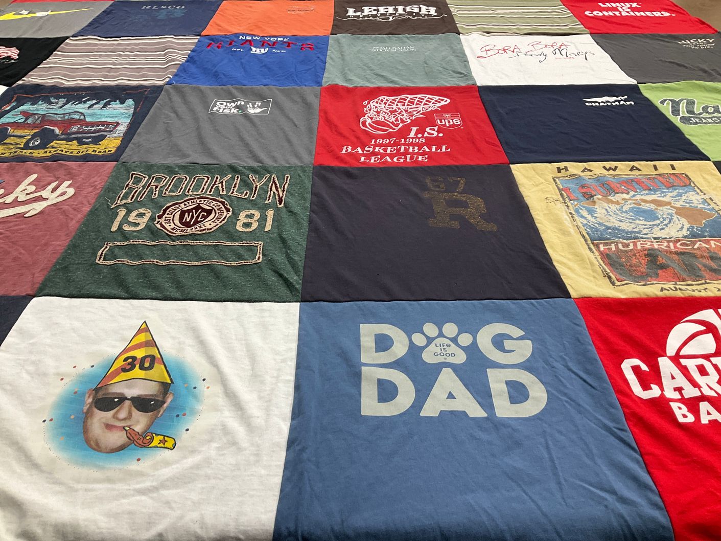T-shirt quilt featuring nittany lions basketball by Joelle from NJ