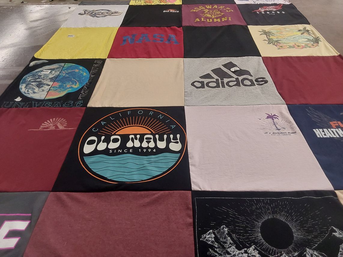 T-shirt quilt from hogwarts school by Jill from FL