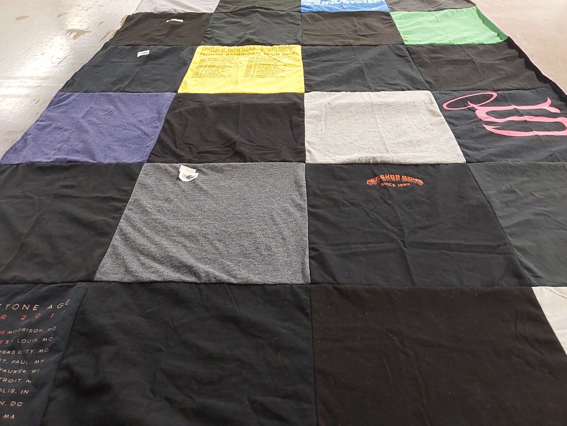 T-shirt quilt by Nikki from MN