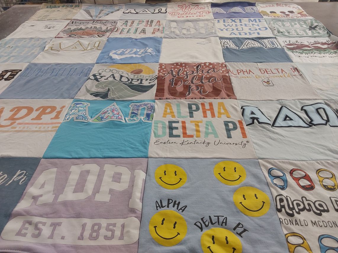 T-shirt quilt from eastern kentucky university by Destiny from KY