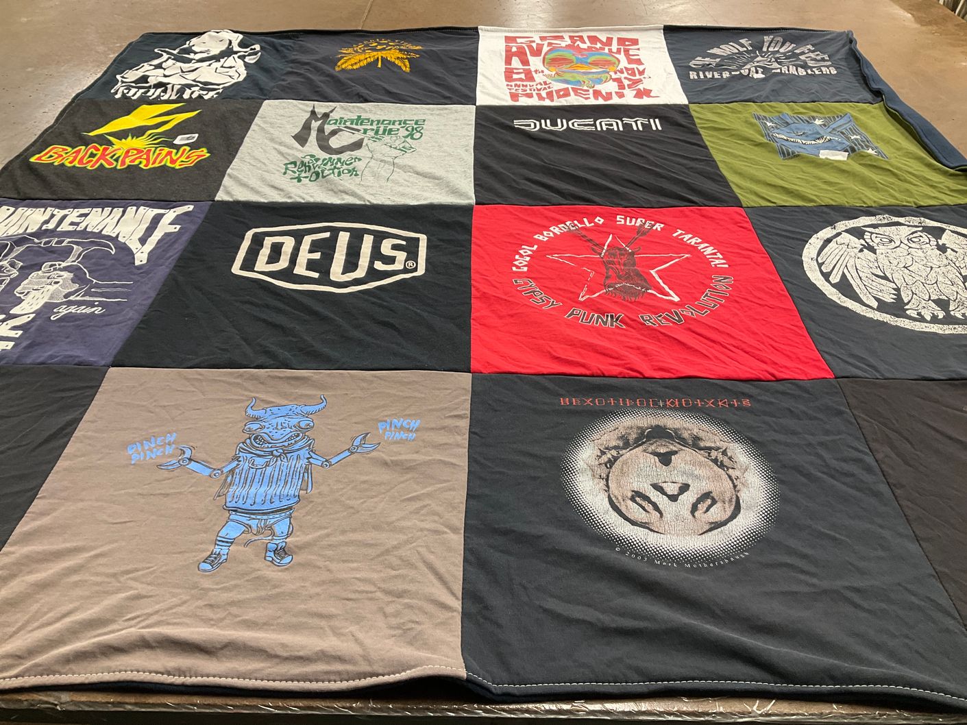 T-shirt quilt by Zachary from TX