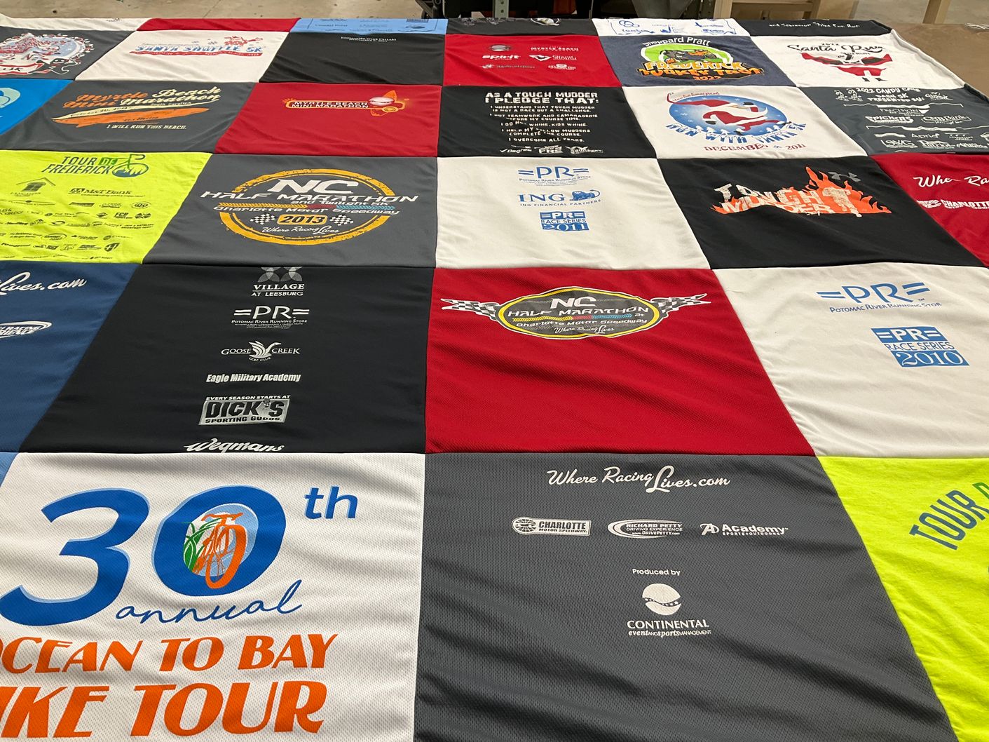 T-shirt quilt from eagle military academy by Michael from MD