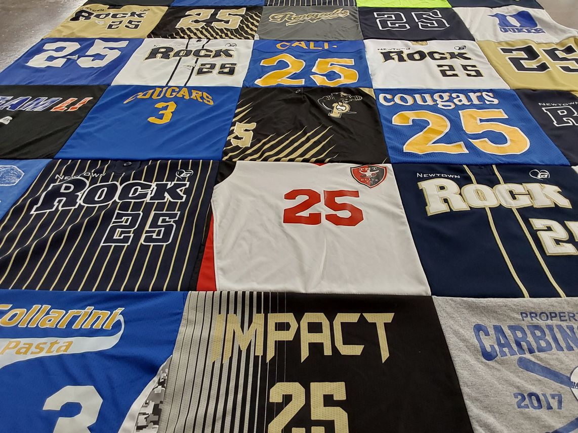 T-shirt quilt from newtown high school by danielle from PA