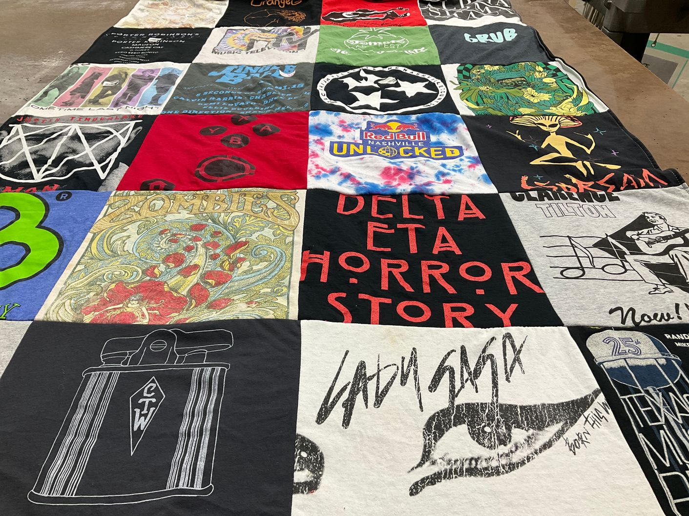 T-shirt quilt by Alex from TN