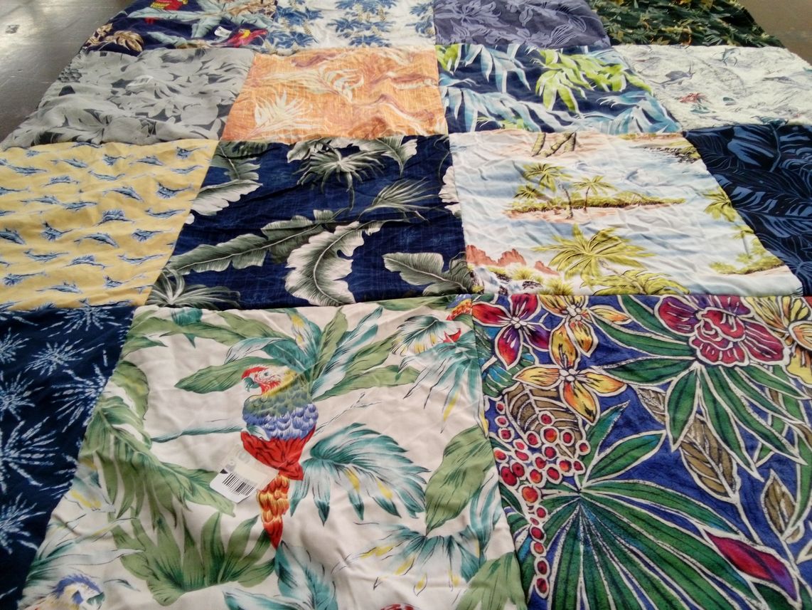 T-shirt quilt with nature, floral designs themes by wyanetha from FL
