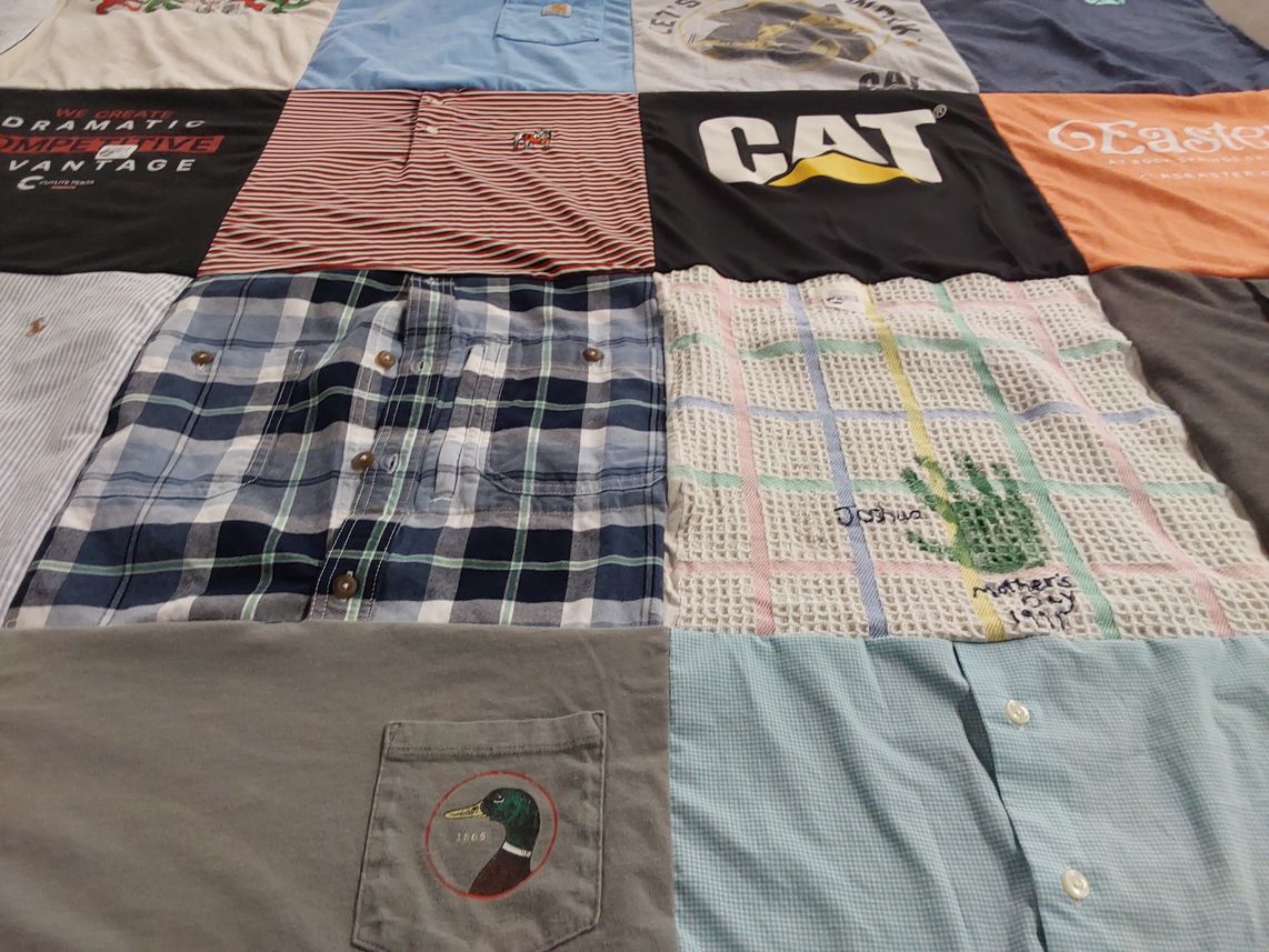 T-shirt quilt by Vickie from GA