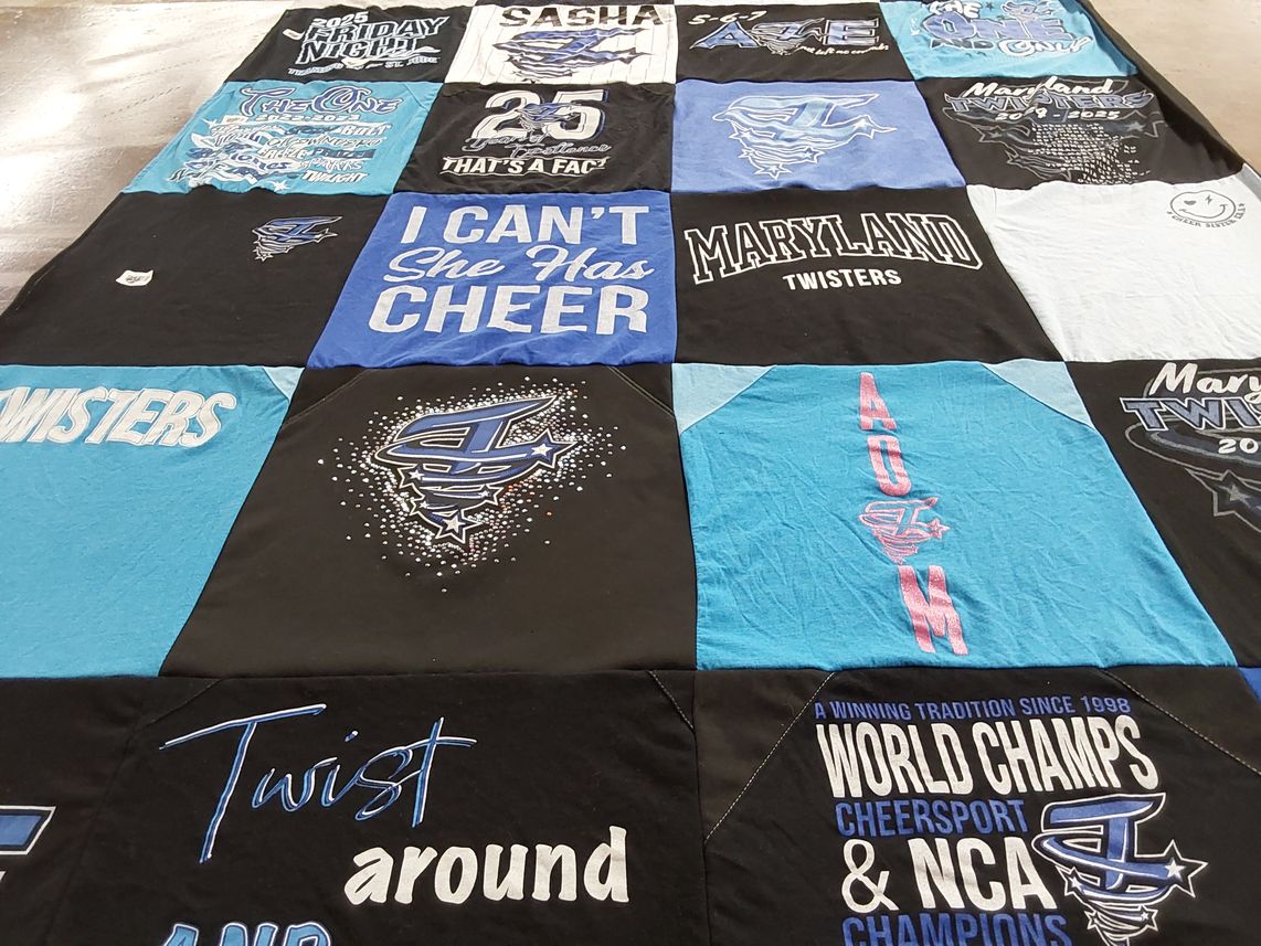 T-shirt quilt from maryland twisters by Kelly from VA