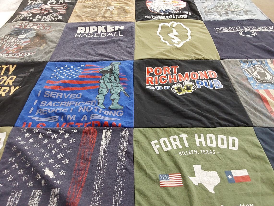 T-shirt quilt from penn state university by Patricia from PA