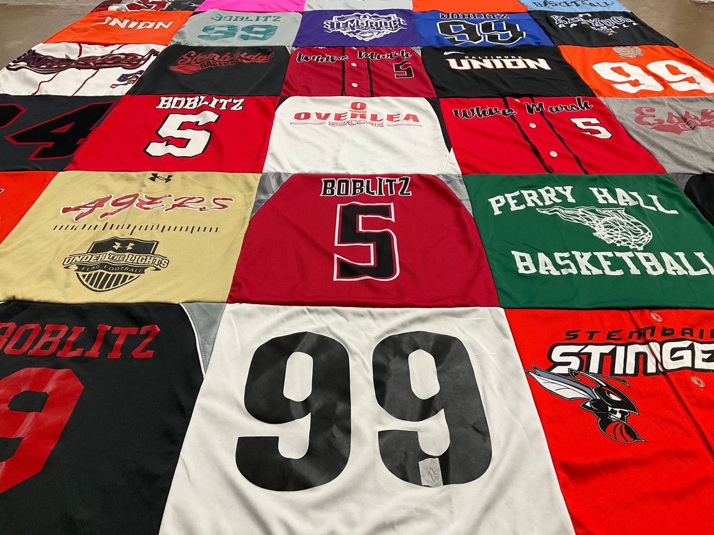 T-shirt quilt from perry hall high school, stembridge high school by Tiffany from MD