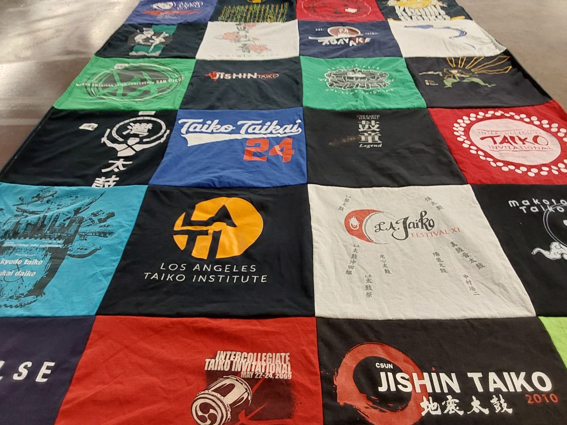 T-shirt quilt from california state university northridge by Ayano from CA