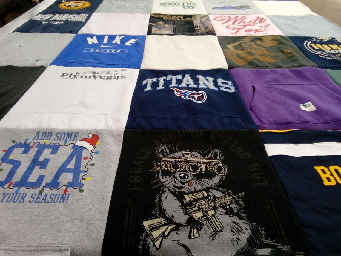 T-shirt quilt featuring tennessee titans by Karen from CT