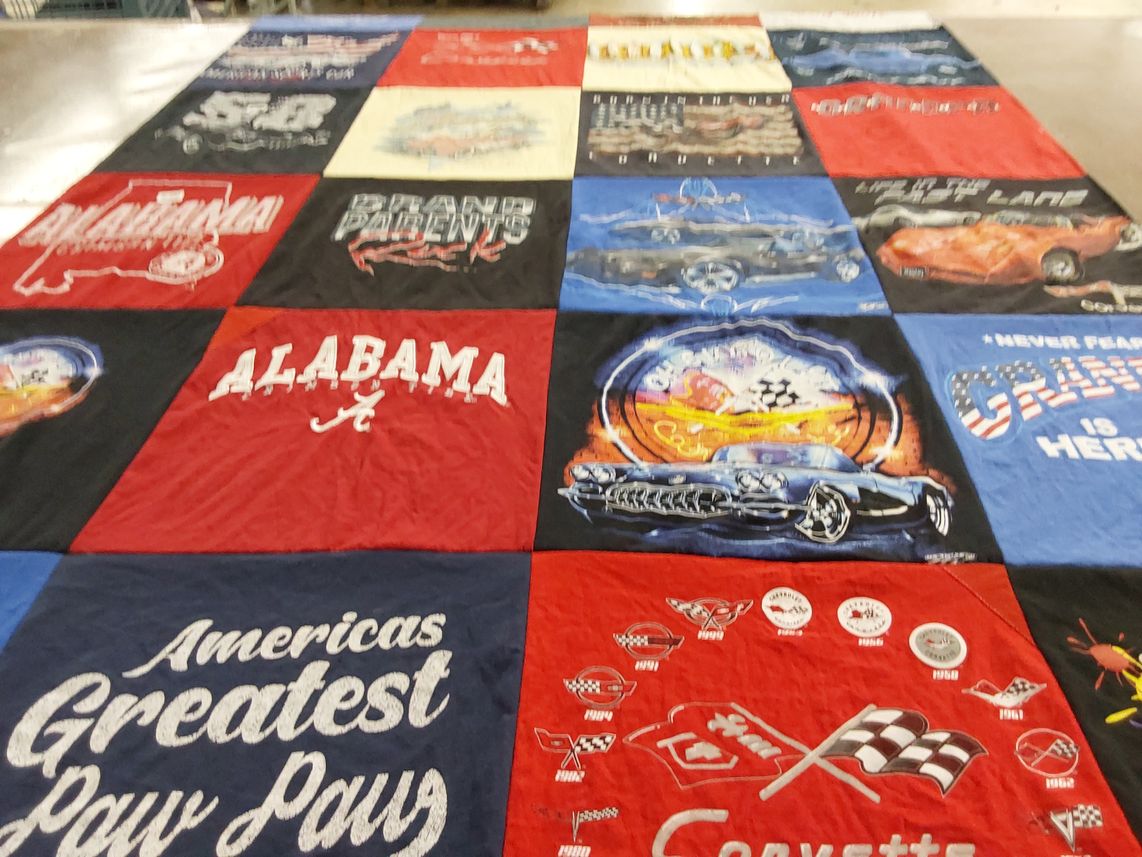 T-shirt quilt from university of alabama by kelly from AL