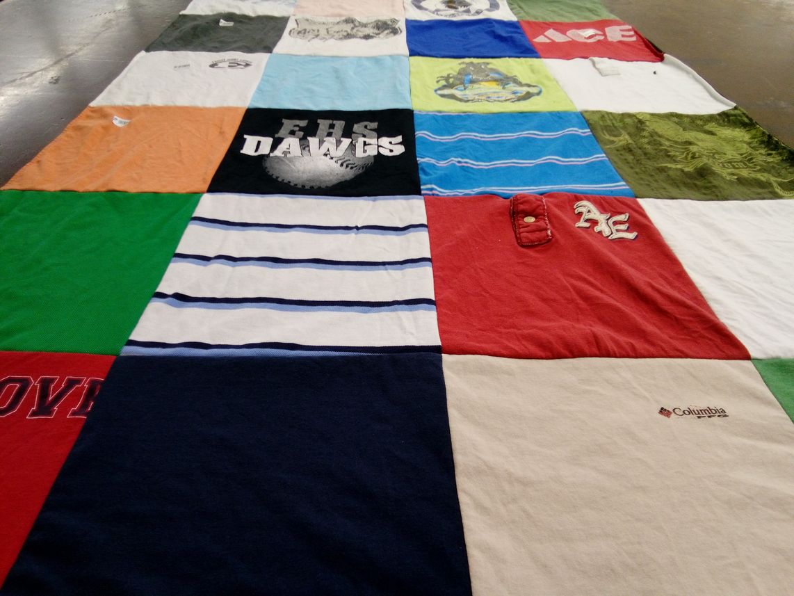 T-shirt quilt by Jacqueline from MS