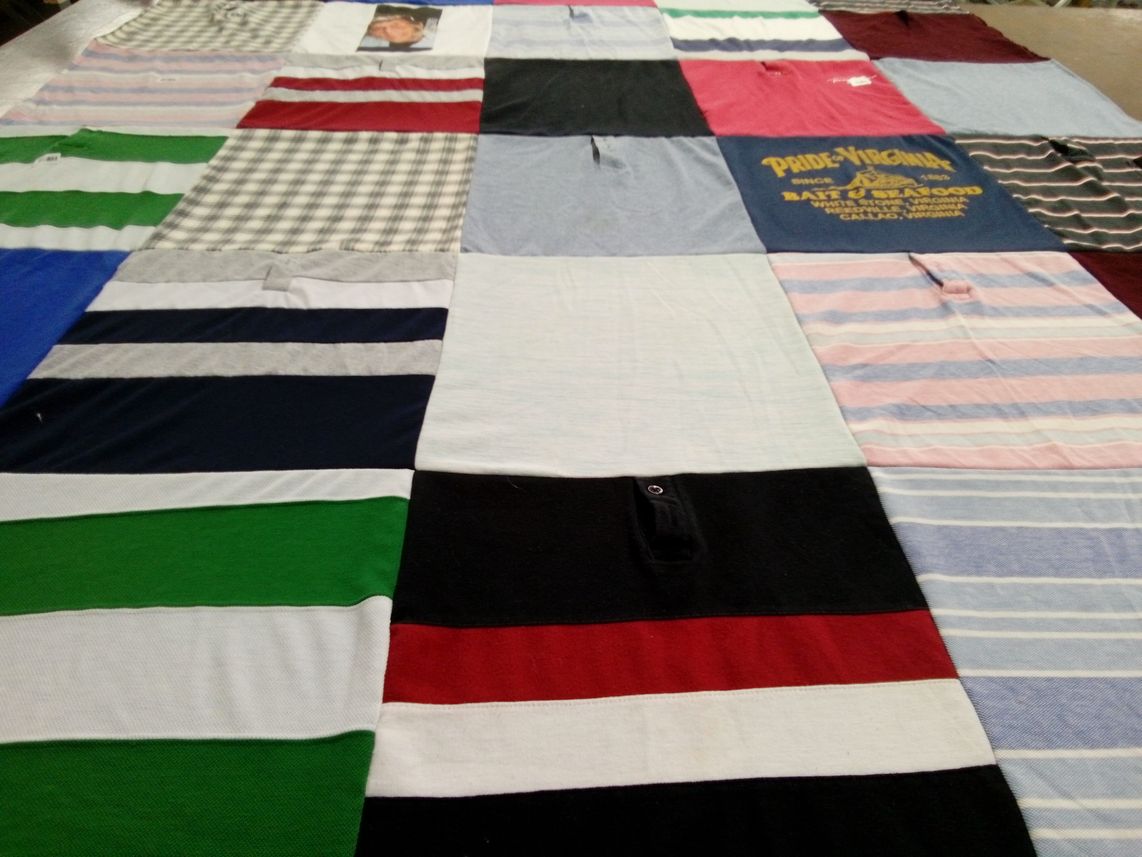 T-shirt quilt by Christina from VA