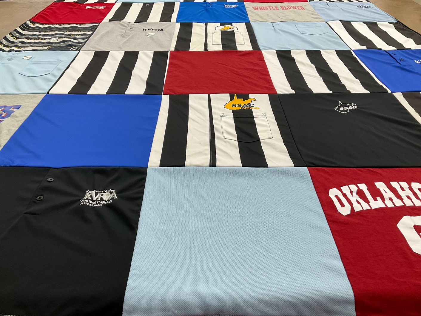 T-shirt quilt by Lesleigh from WV