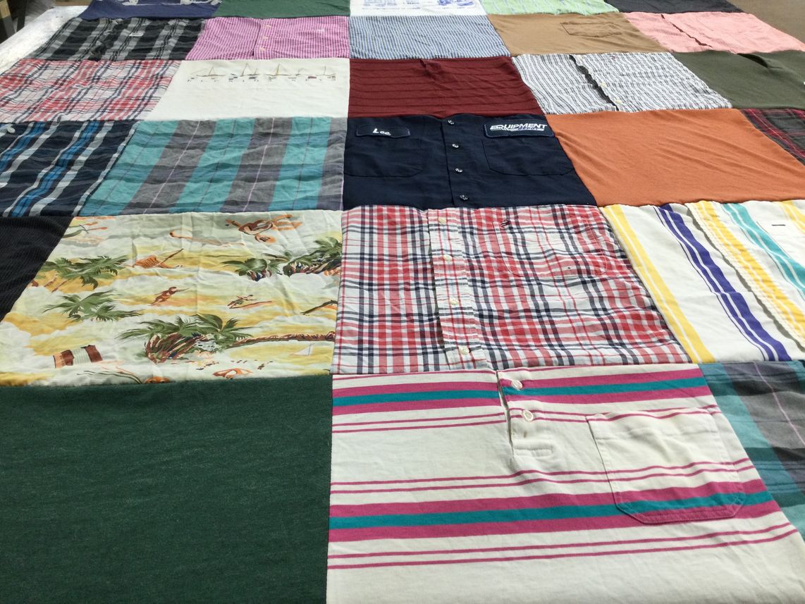 T-shirt quilt by cailey from TX
