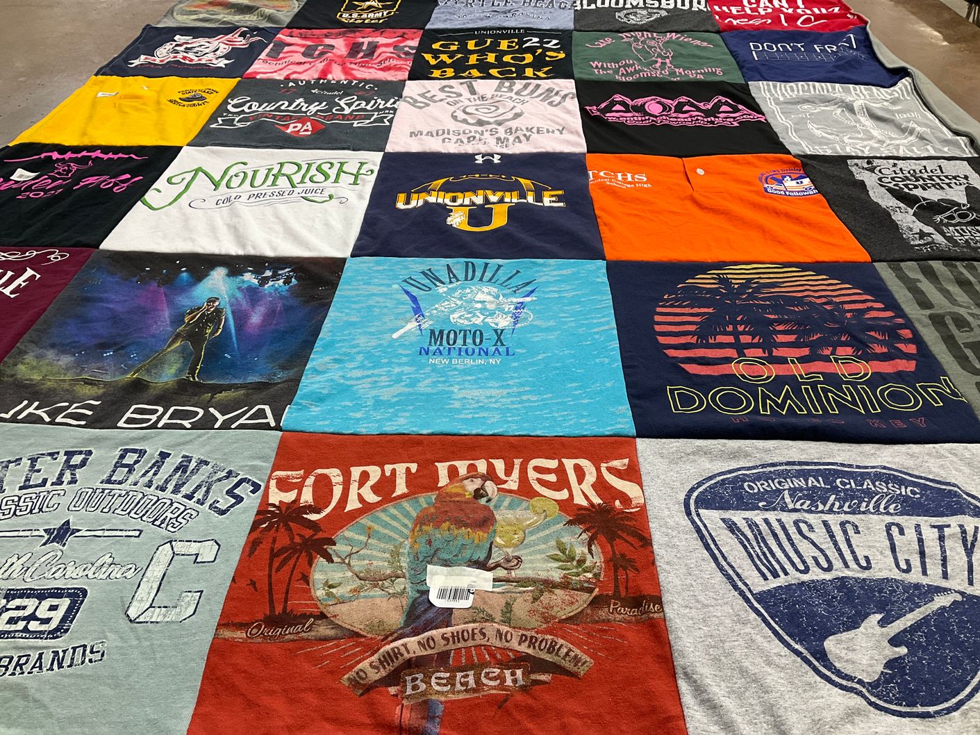 T-shirt quilt from old dominion university by Holli from PA