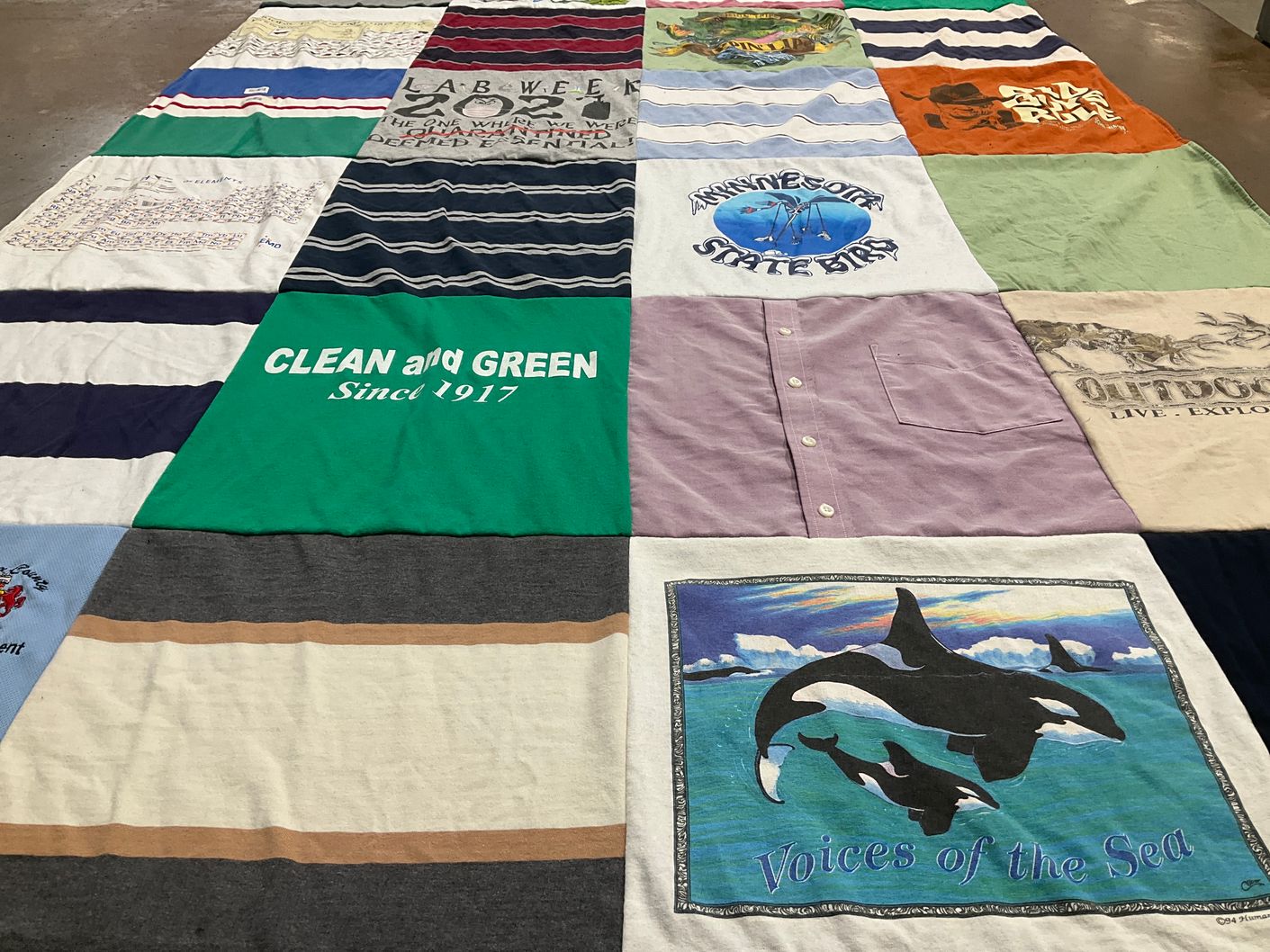 T-shirt quilt from minnesota state university by Cathy from VA