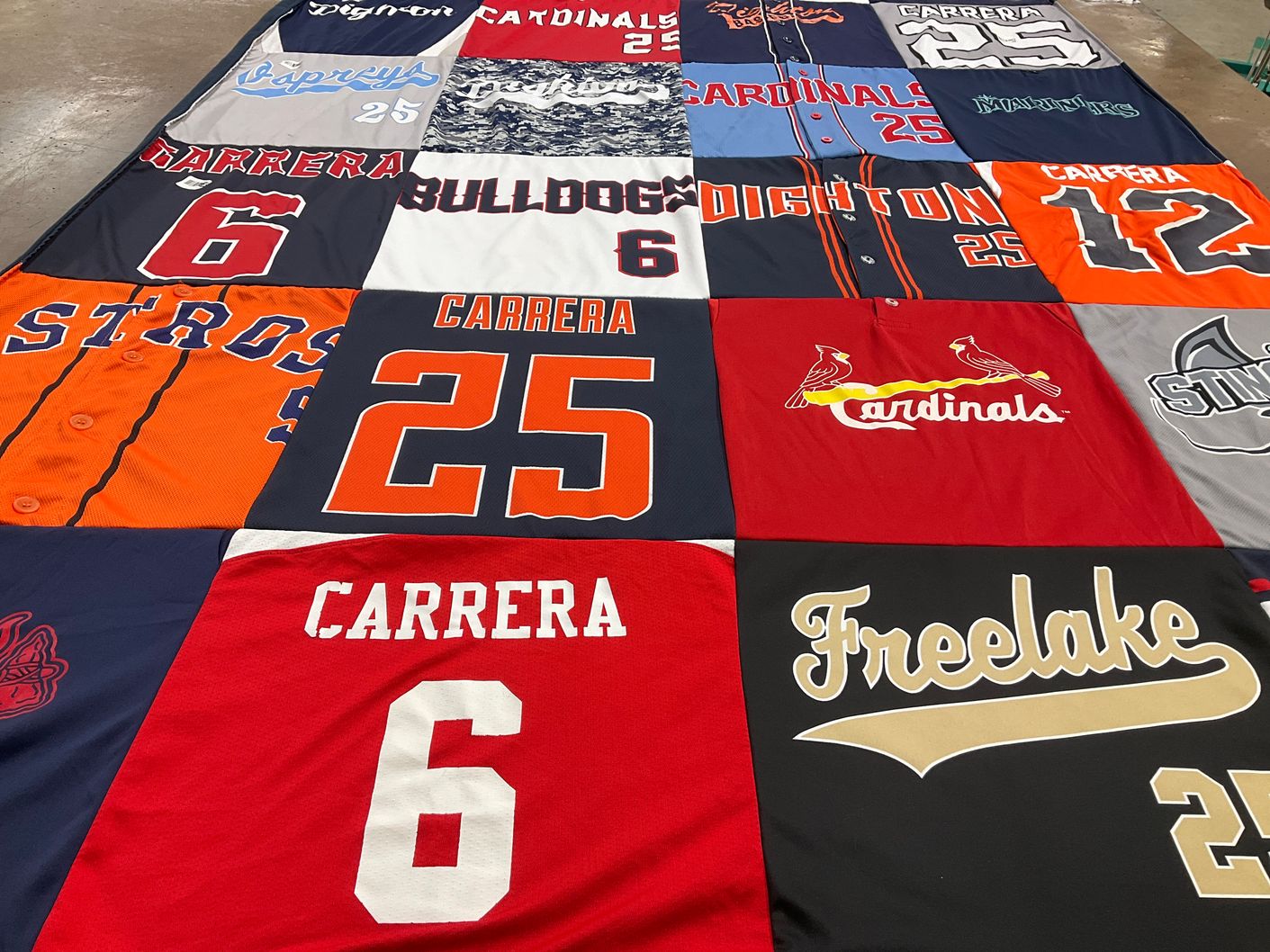 T-shirt quilt by Matthew from MA