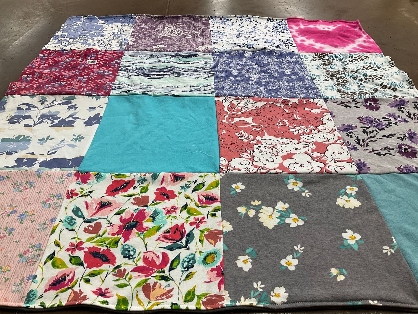 T-shirt quilt by Brenda from FL