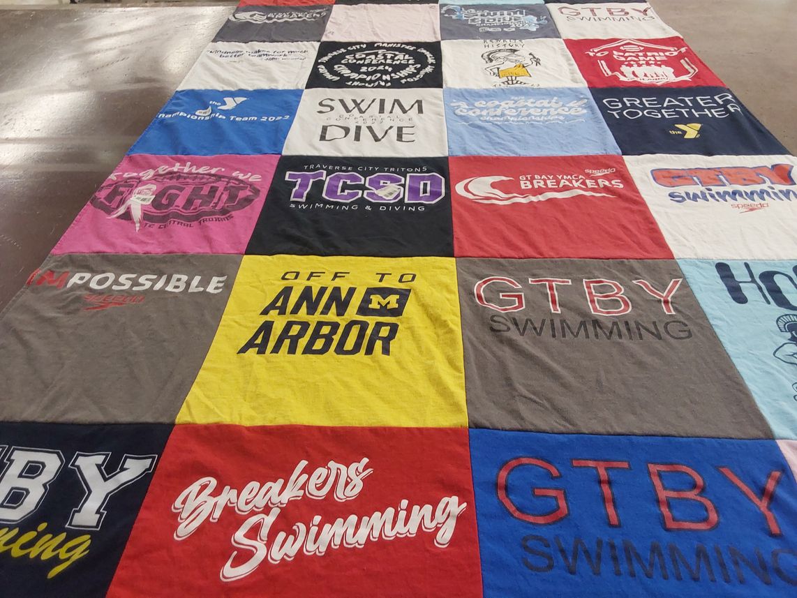 T-shirt quilt featuring gt bay breakers by Stephanie from MI