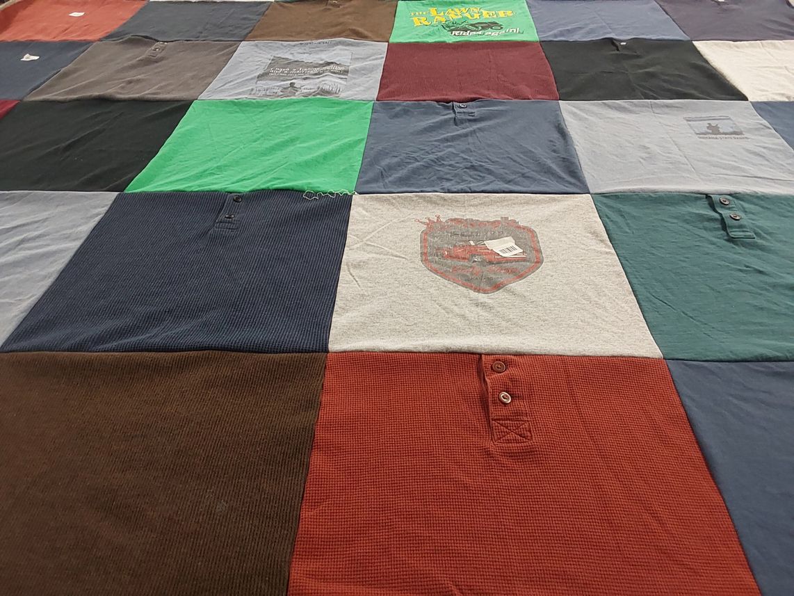 T-shirt quilt by Sarah from IN