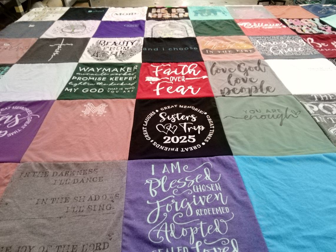 T-shirt quilt from mclennan community college by Jenifer from TX