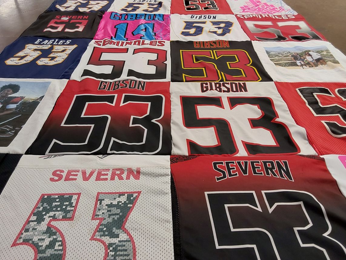 T-shirt quilt by Chanee from MD