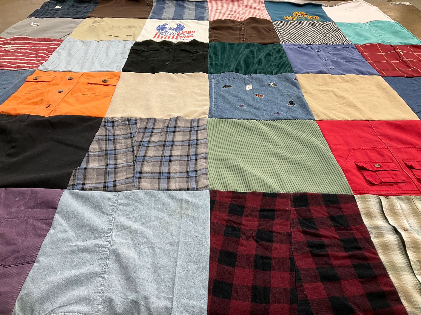 T-shirt quilt by Stacia from SD