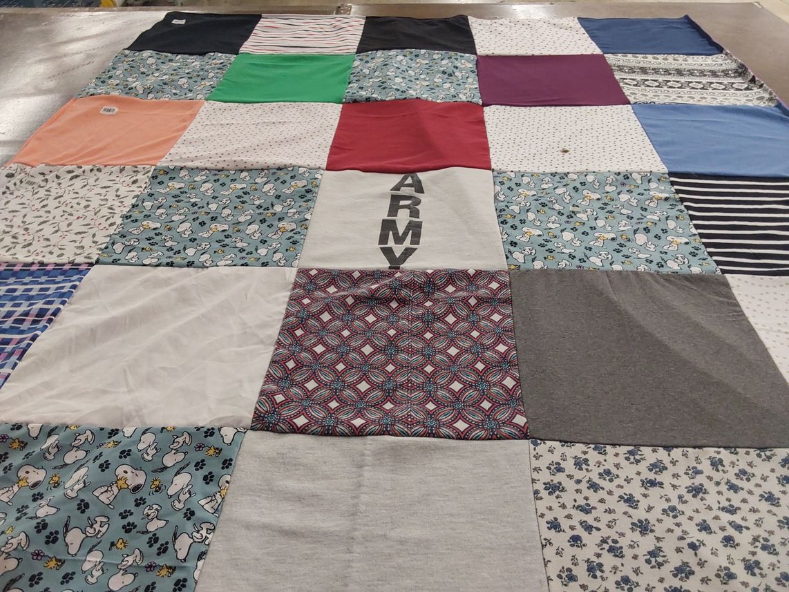 T-shirt quilt by Christina from LA