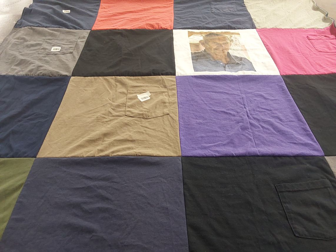 T-shirt quilt by Wanda from CO