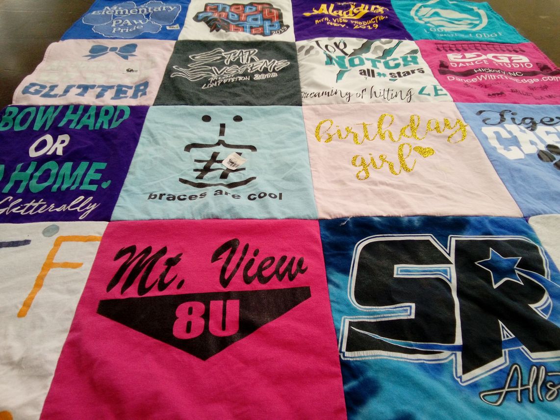T-shirt quilt from mt. view by Erin from NC
