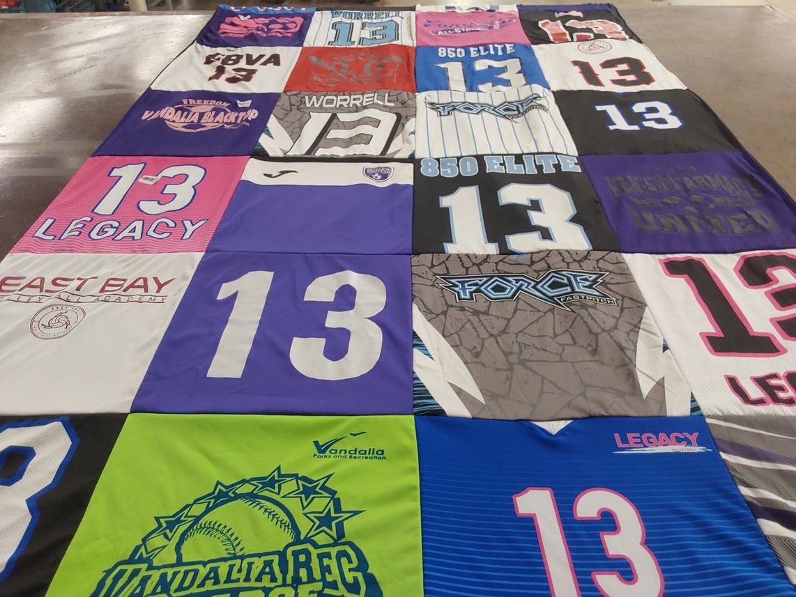 T-shirt quilt by Stacy from FL