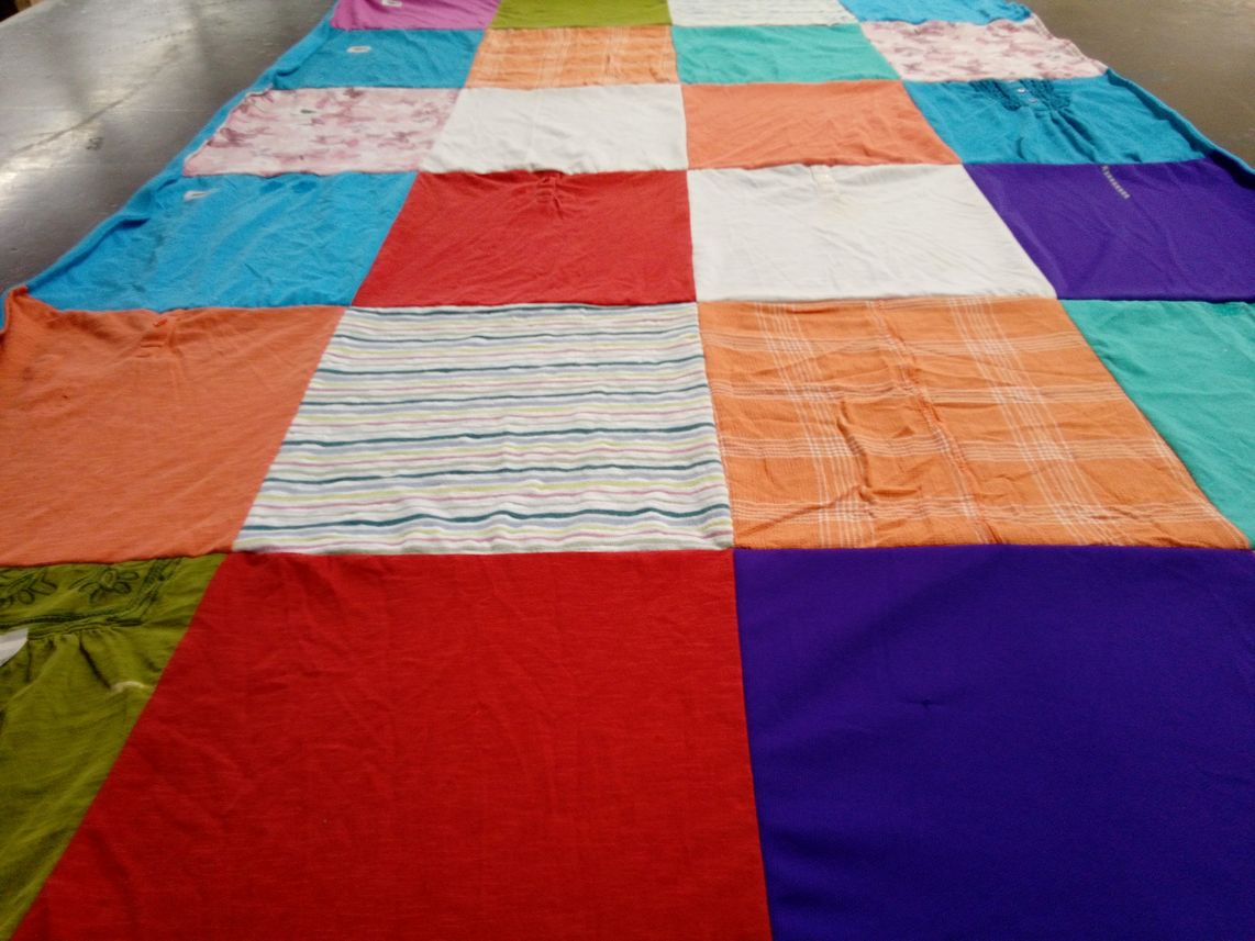 T-shirt quilt by Elizabeth from WA