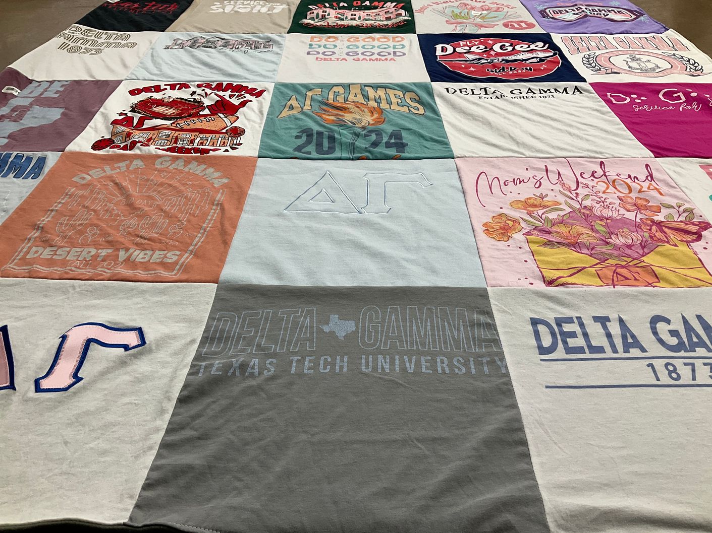T-shirt quilt from texas tech university by Brianna from TX