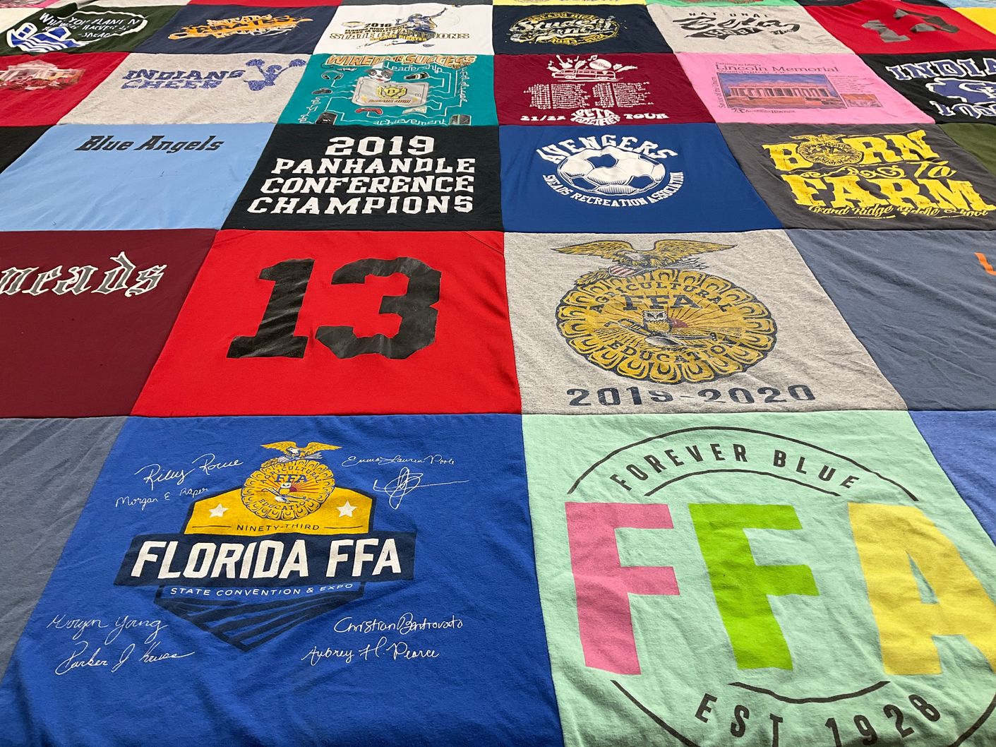 T-shirt quilt from florida ffa by Amy from FL
