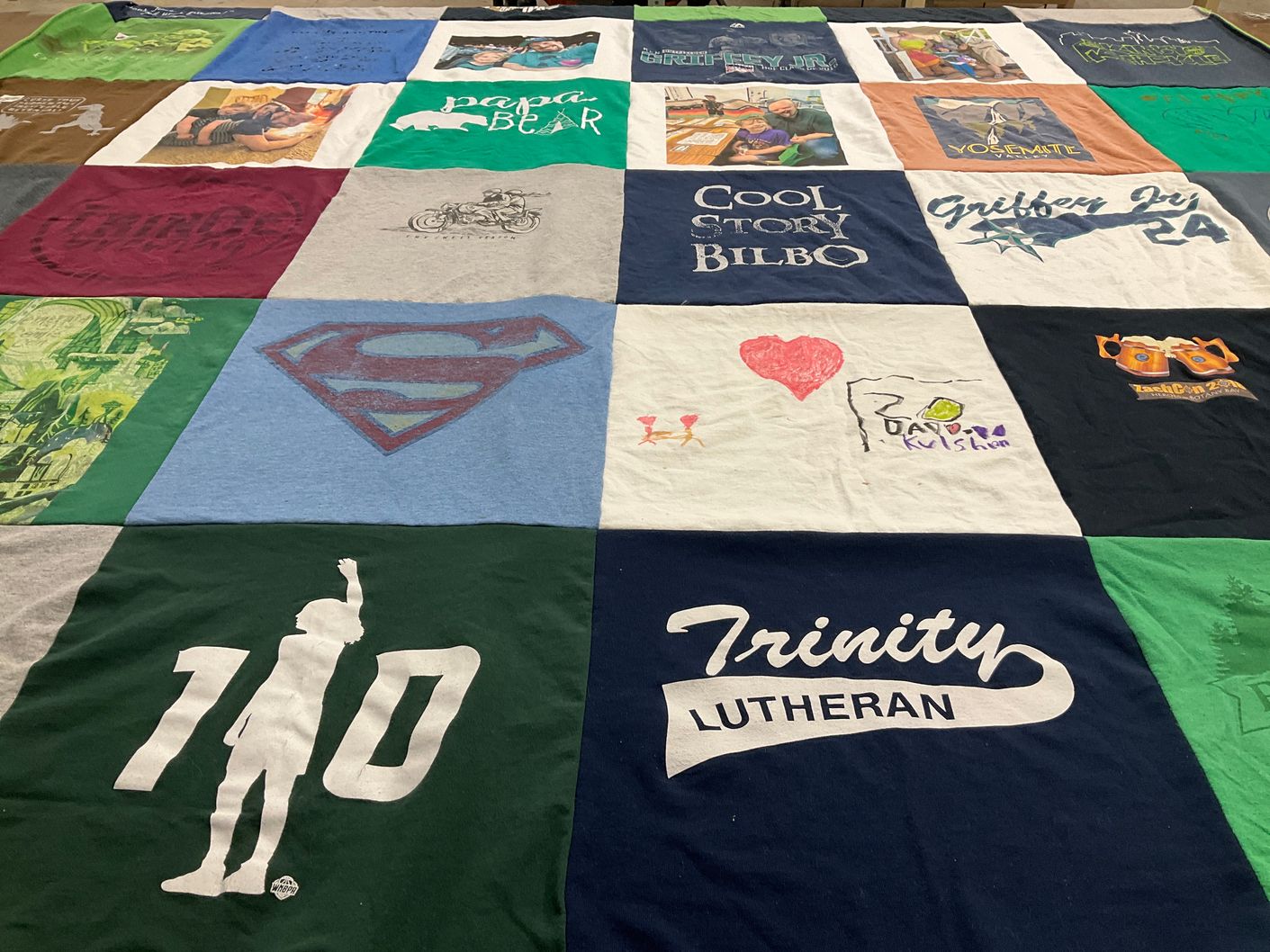 T-shirt quilt by Sonja from WA