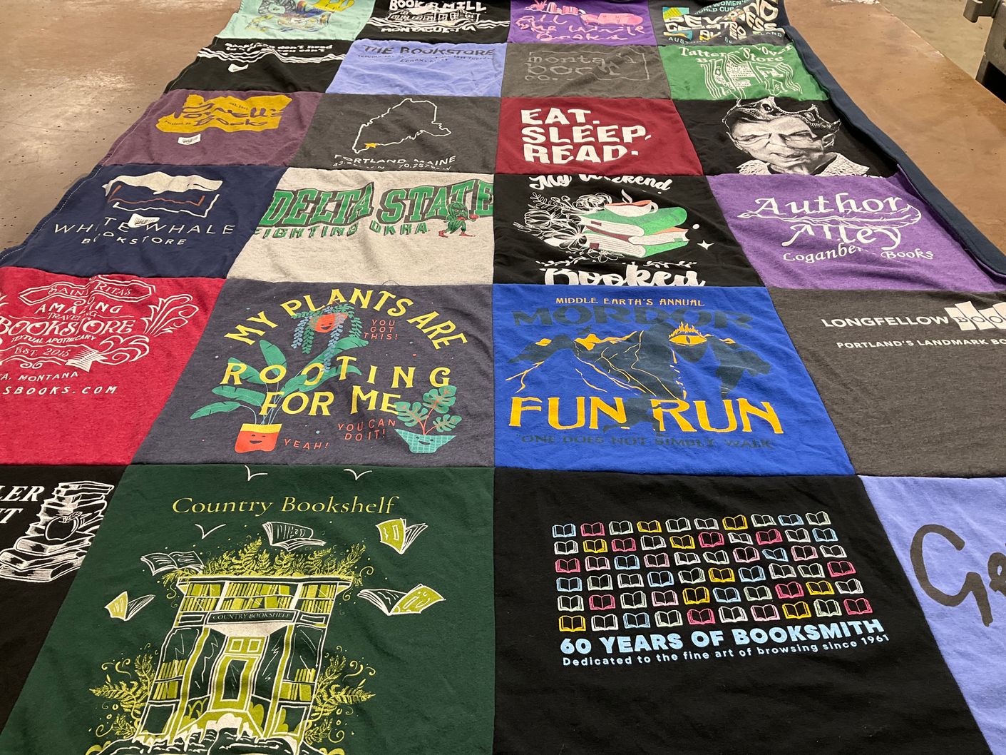 T-shirt quilt from delta state university by Heather-Marie from MA