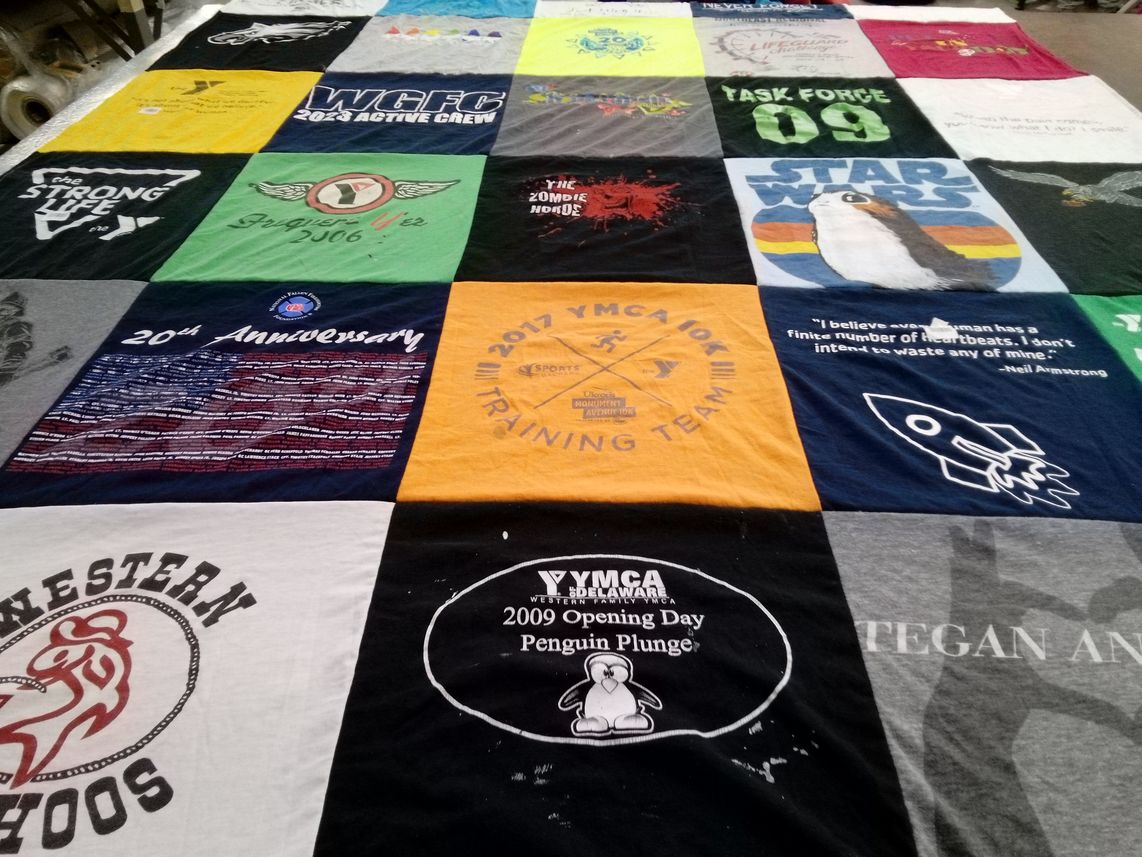 T-shirt quilt from western high school by Kelly from PA